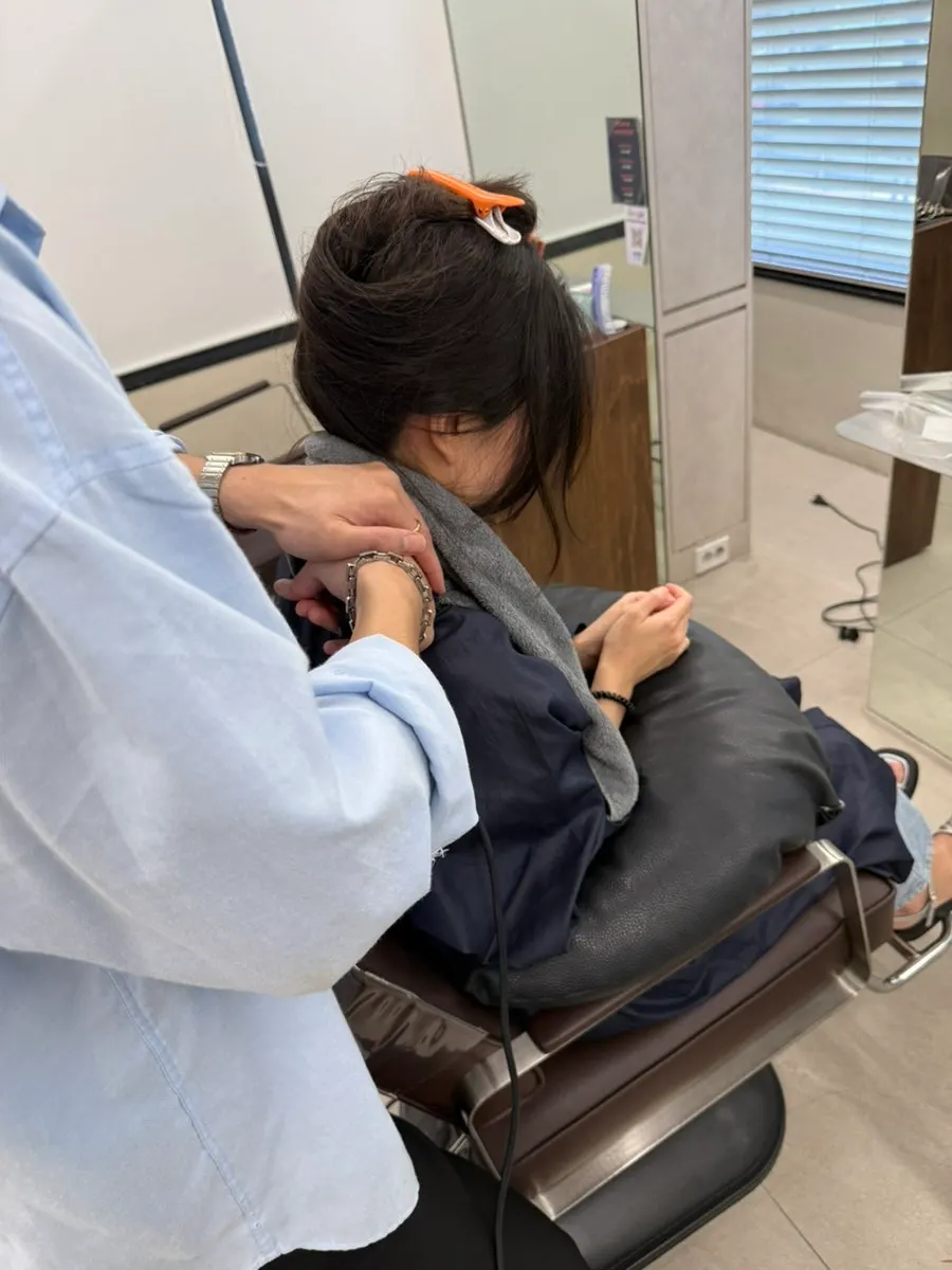 Using the scalp steam device