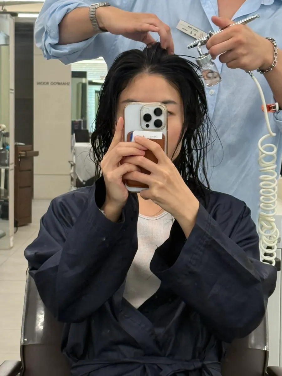 Products used during the scalp care