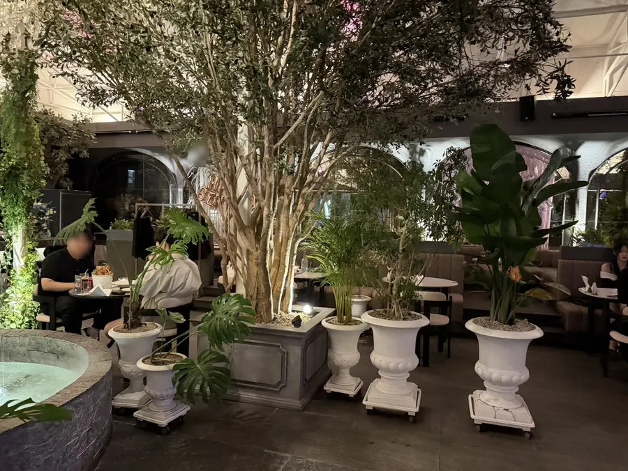 High-ceilinged interior space of People the Terrace