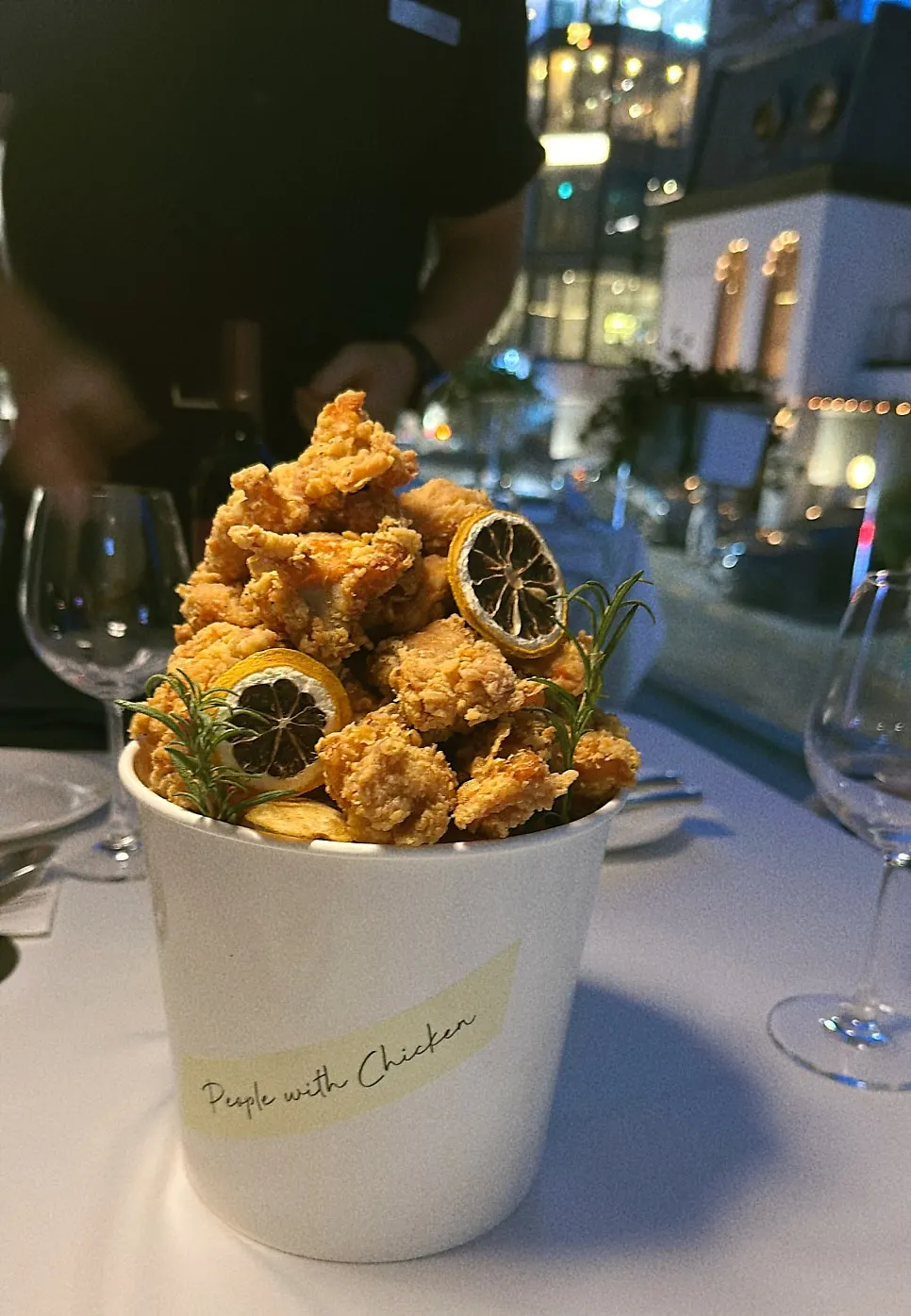Chicken with a refreshing sauce
