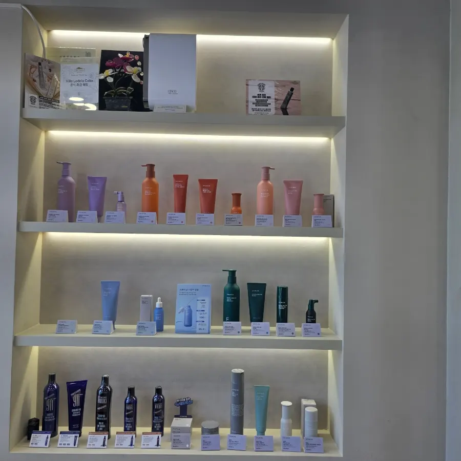 Open interior space at Beorn Hair Cheongdam
