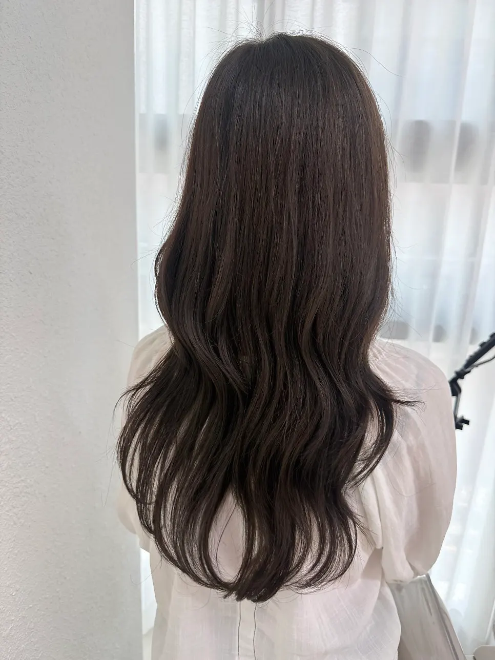 Hair color after the previous ash brown dye faded out