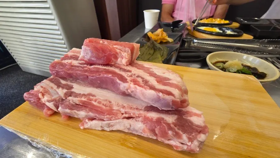 A table well-suited for a family meal