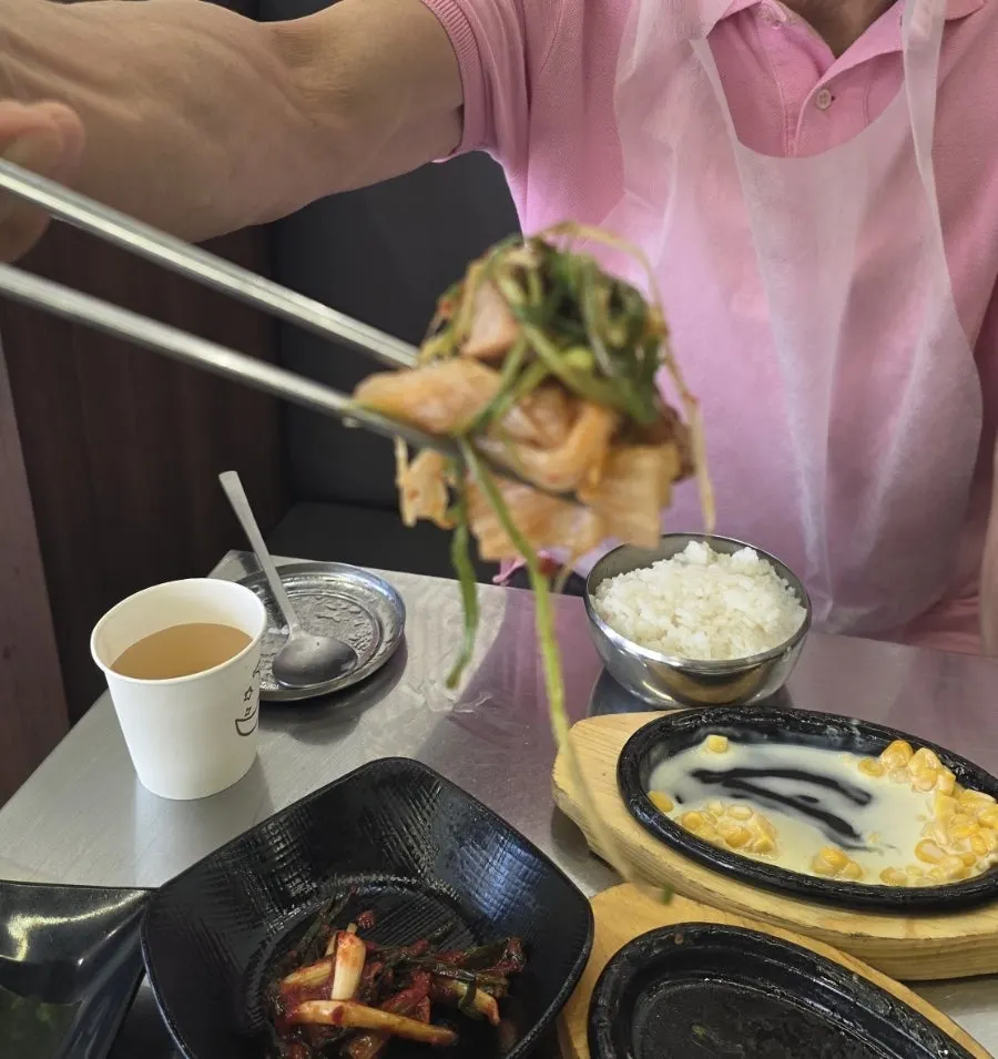 Basic side dishes set out on the table