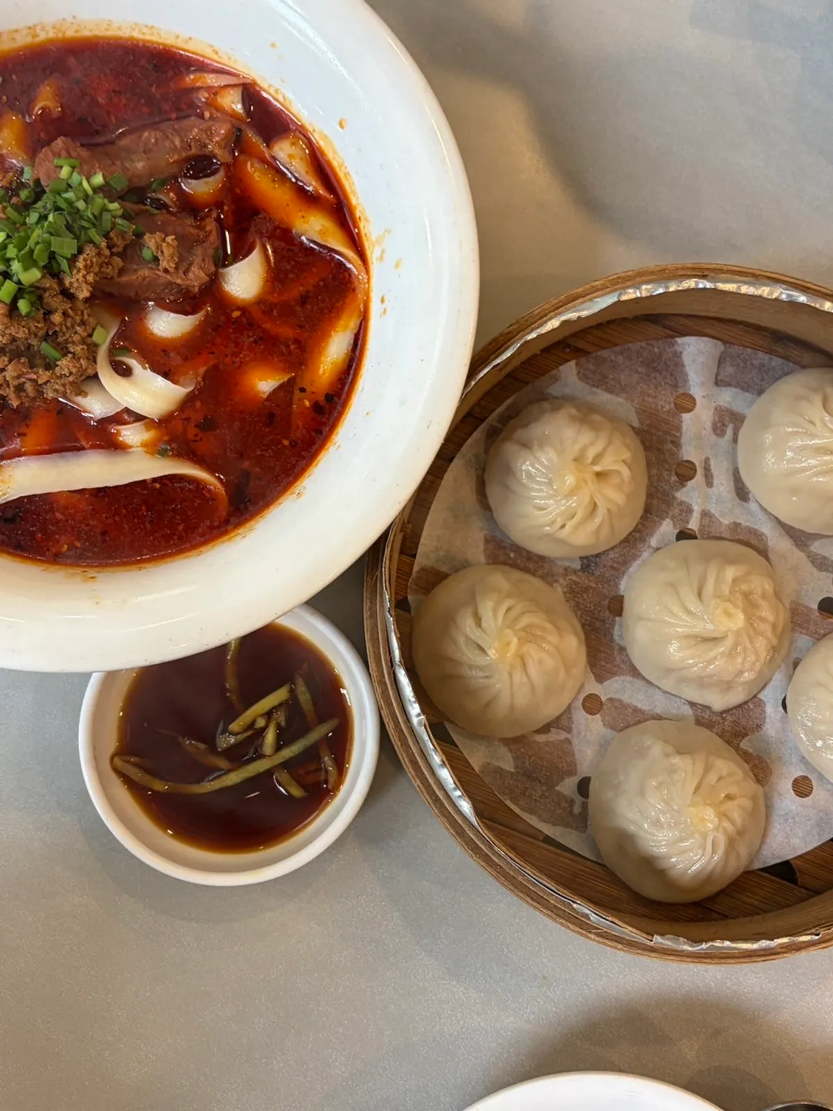 종로 청화 우육도삭면 매장 외부 모습