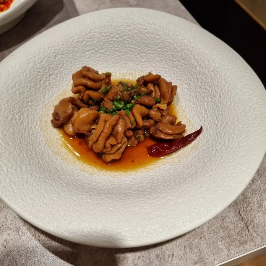 Pollock roe braised in soy sauce