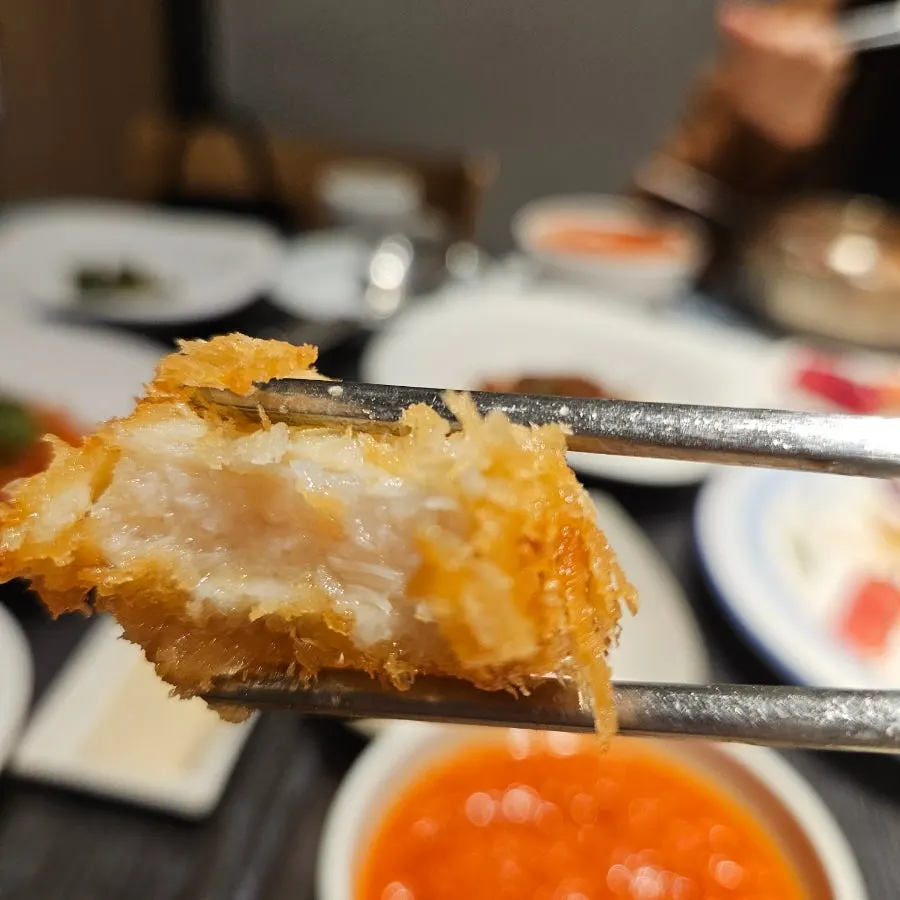 Fried scallop dish