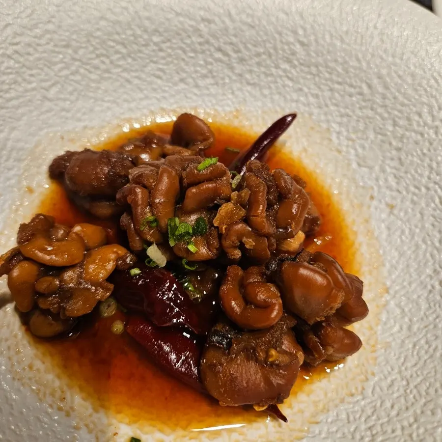 Braised gon-i fish milt side dish