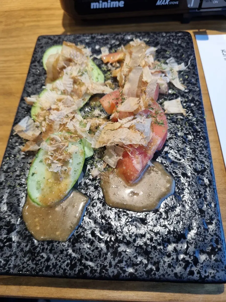 First dish of the omakase course