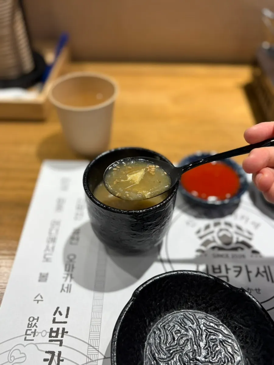 Omakase at the bar table