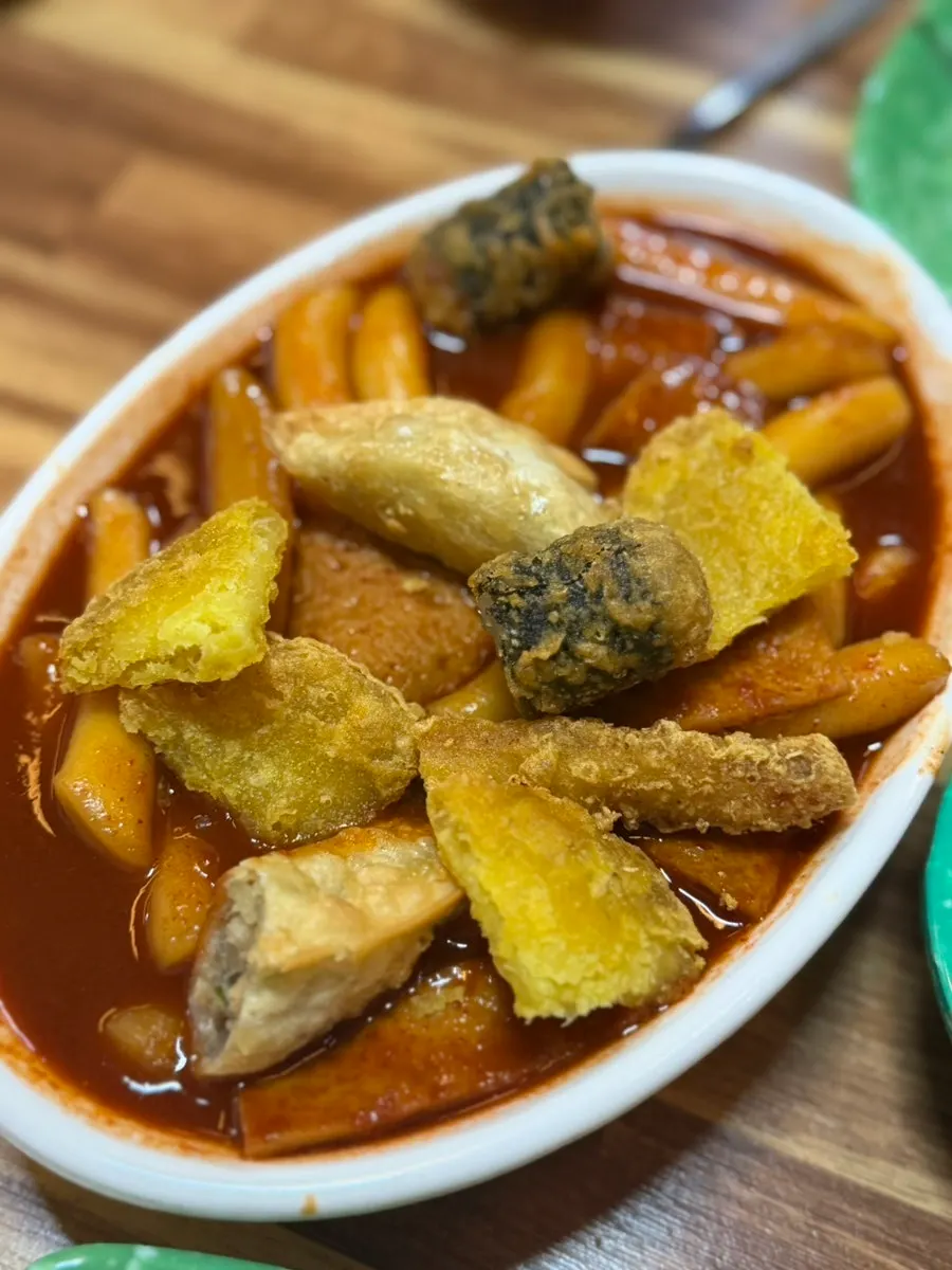 The large, heavy fried pepper snack