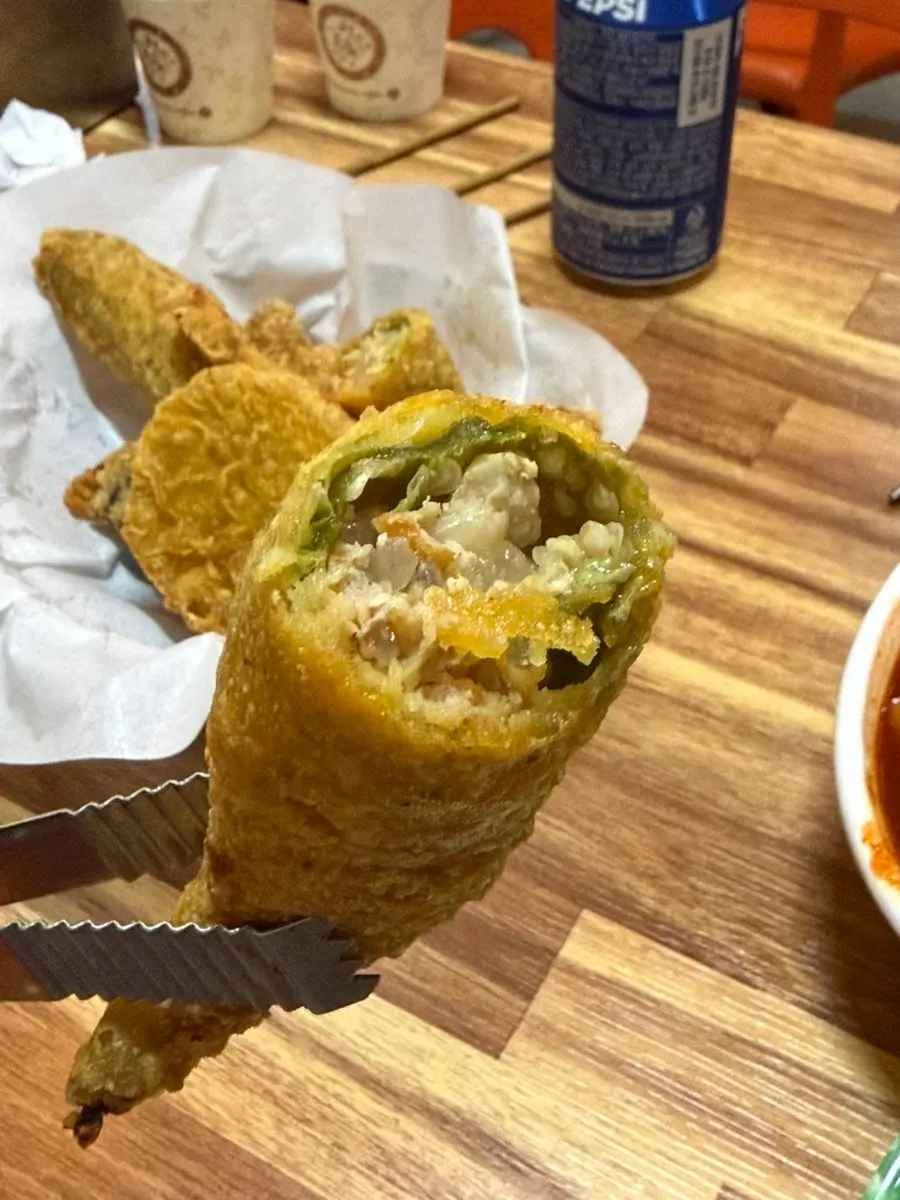 A tender piece of spicy odeng