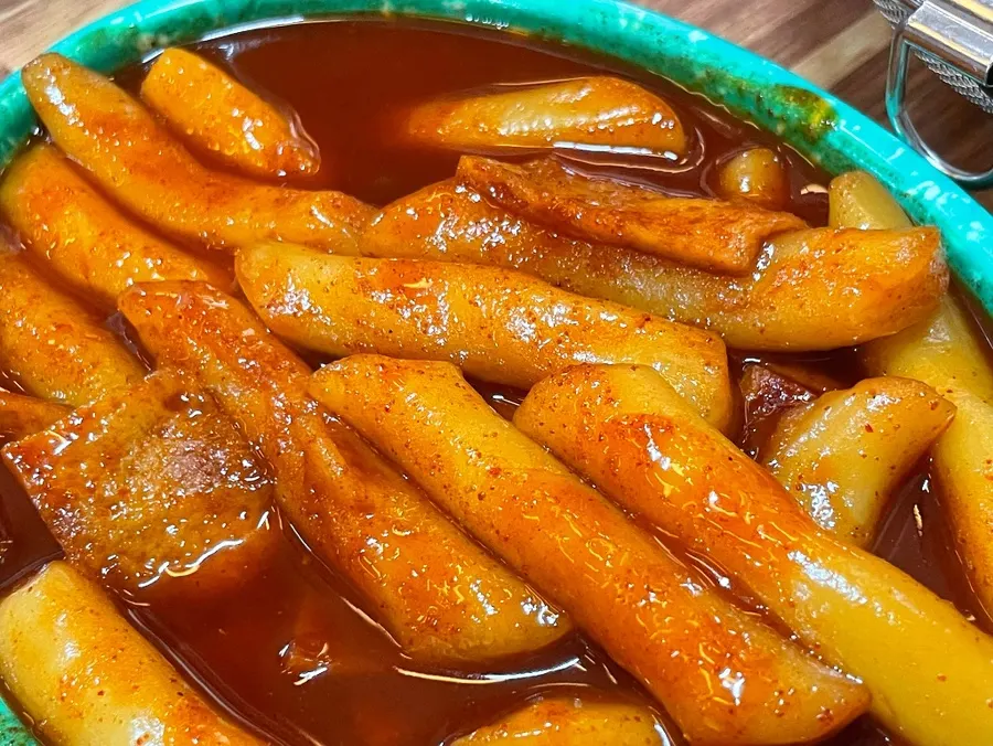 Tteokbokki with fish cake
