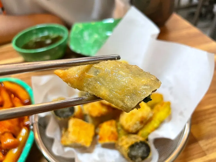 Fried-snack menu selection