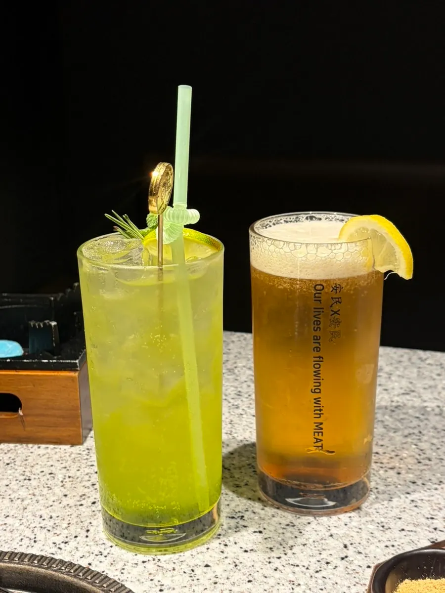 무알콜 하이볼과 크리미 생맥주
