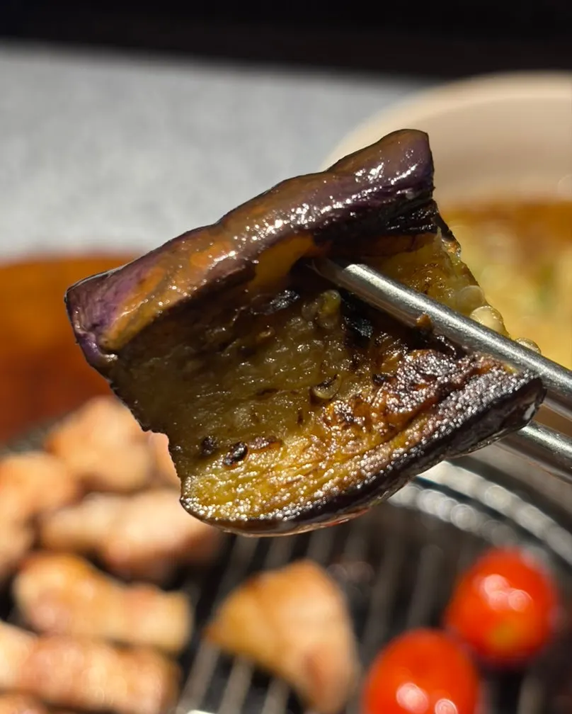 고기 식사 중간에 먹은 냉라멘