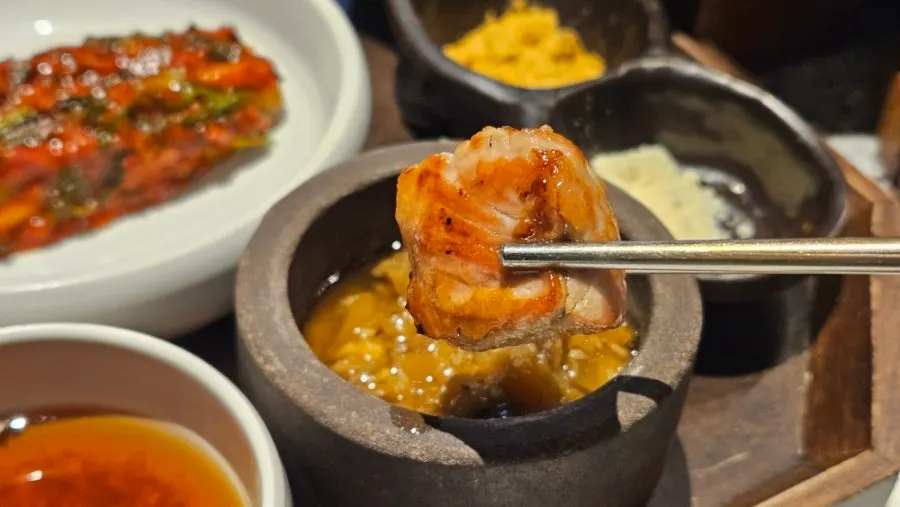 고기 자체의 맛을 즐기는 통목살