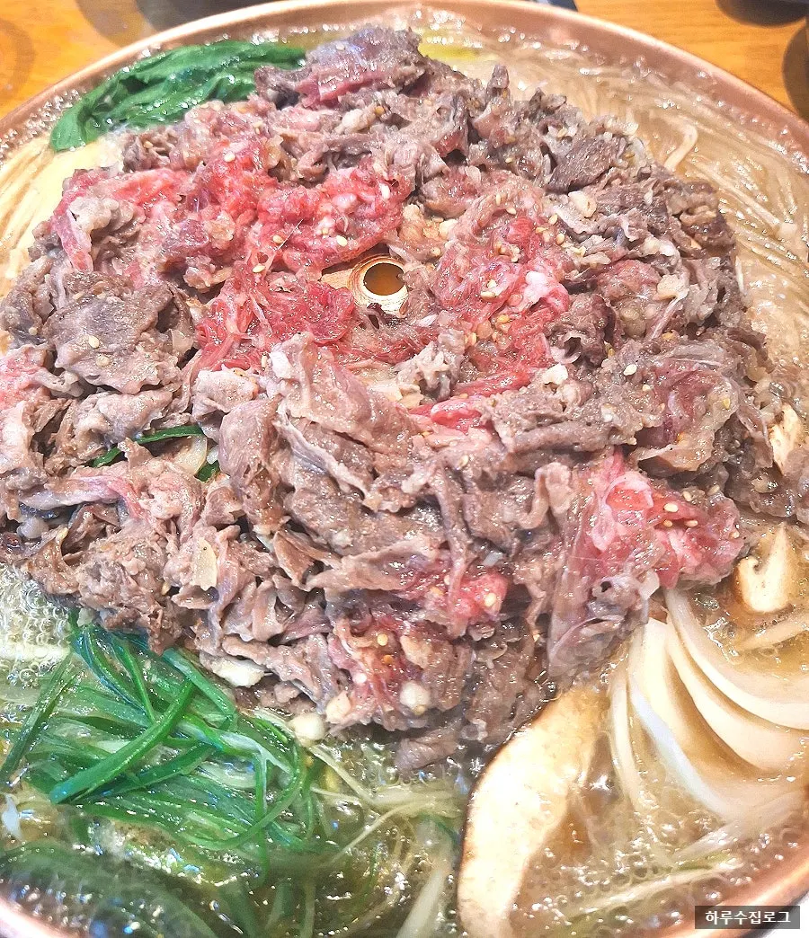 달큰한 양념의 한우 생 불고기