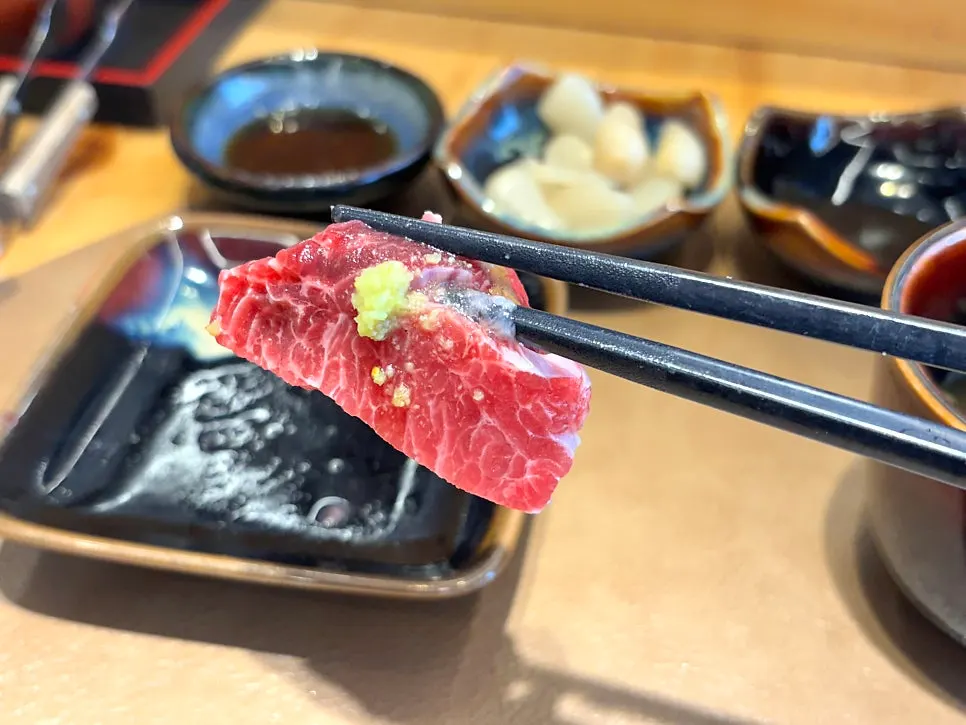 Marbled tuna sushi