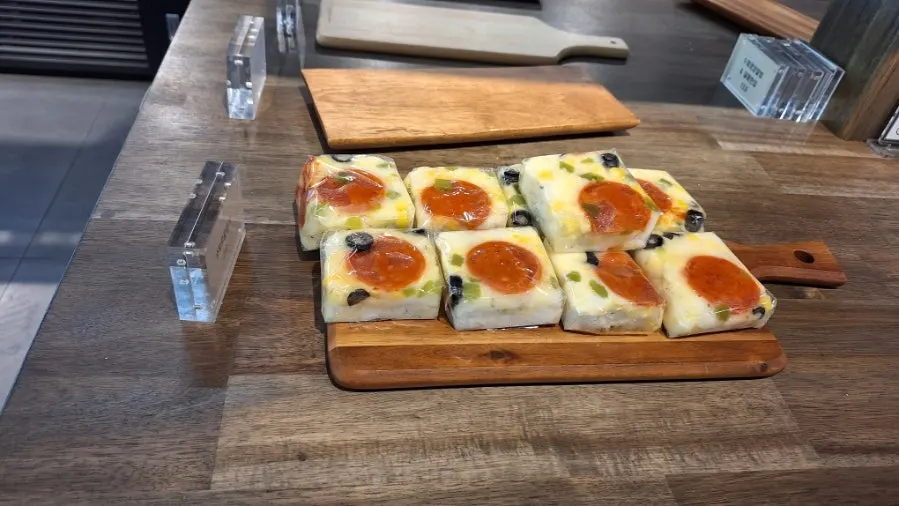 떡마마 청주개신점 피자설기 판매 진열
