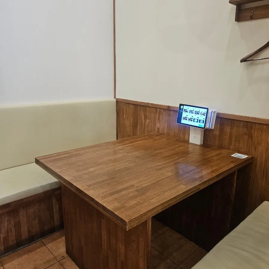 Interior seating and decor at Oneul Haru