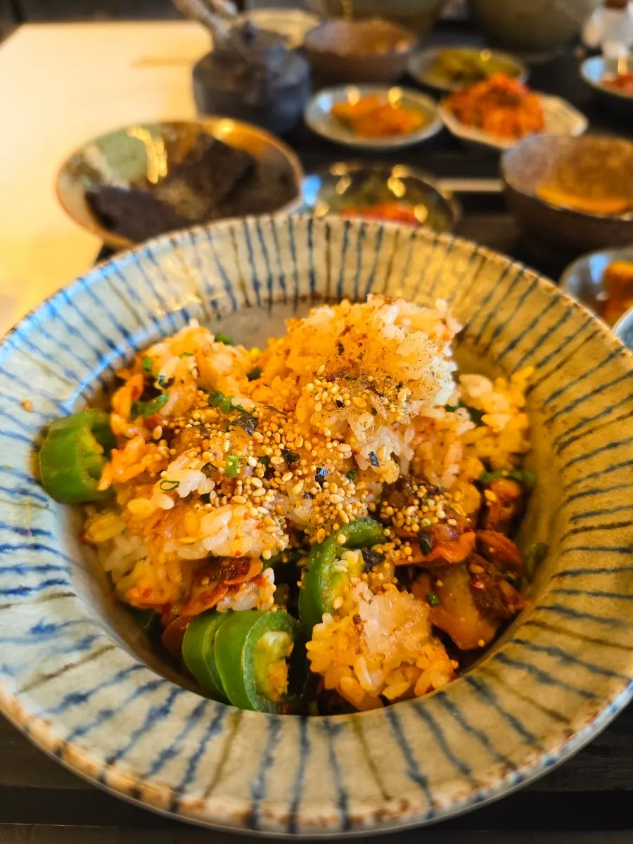 소로리솥밥 메뉴 구성