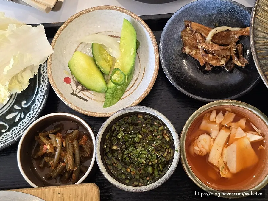 Foto gochujang bulgogi dan sayuran ssam