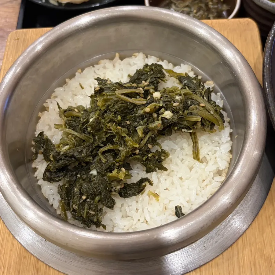 Basic gondre sotbap set with wrap vegetables