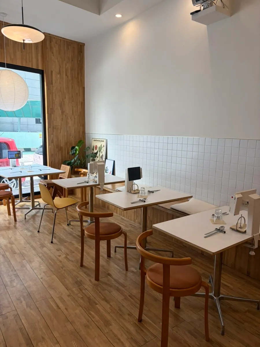Interior dining area at Oneul Haru