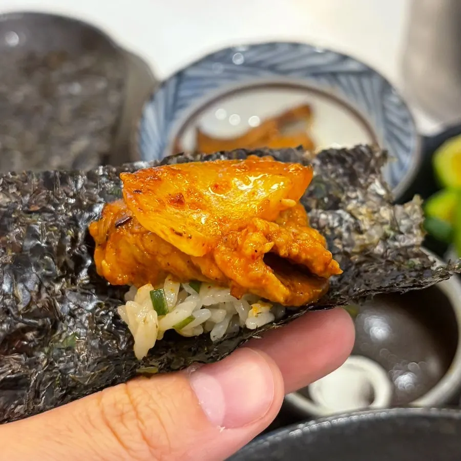 김에 싸 먹는 곤드레밥