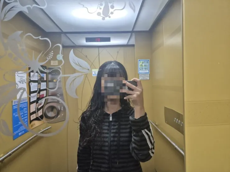 Long hair condition before the treatment