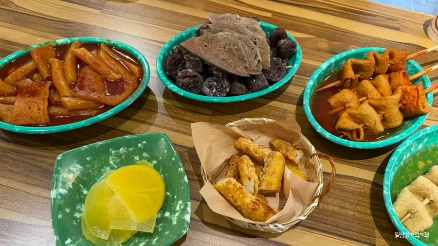 Ordered Duri Tteokbokki and sundae menu items