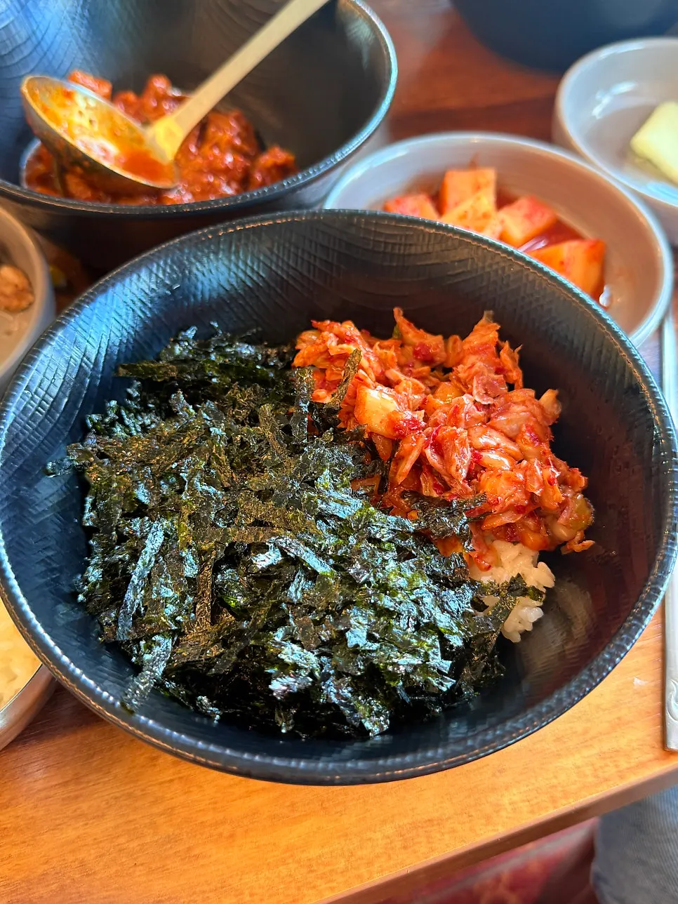 Spicy braised pork ribs with the broth reduced down
