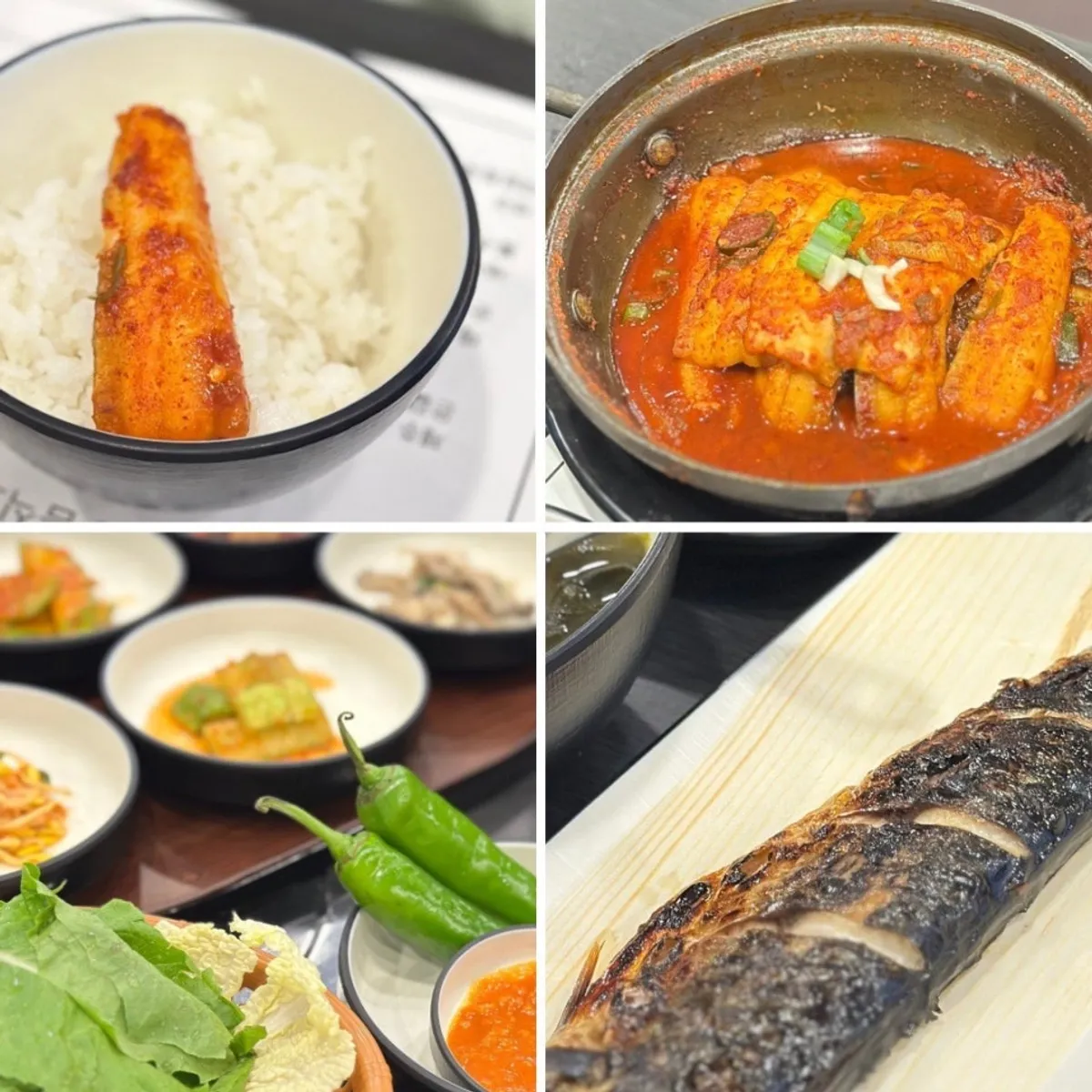 Jeju Badang signature Korean meal spread in Cheongju