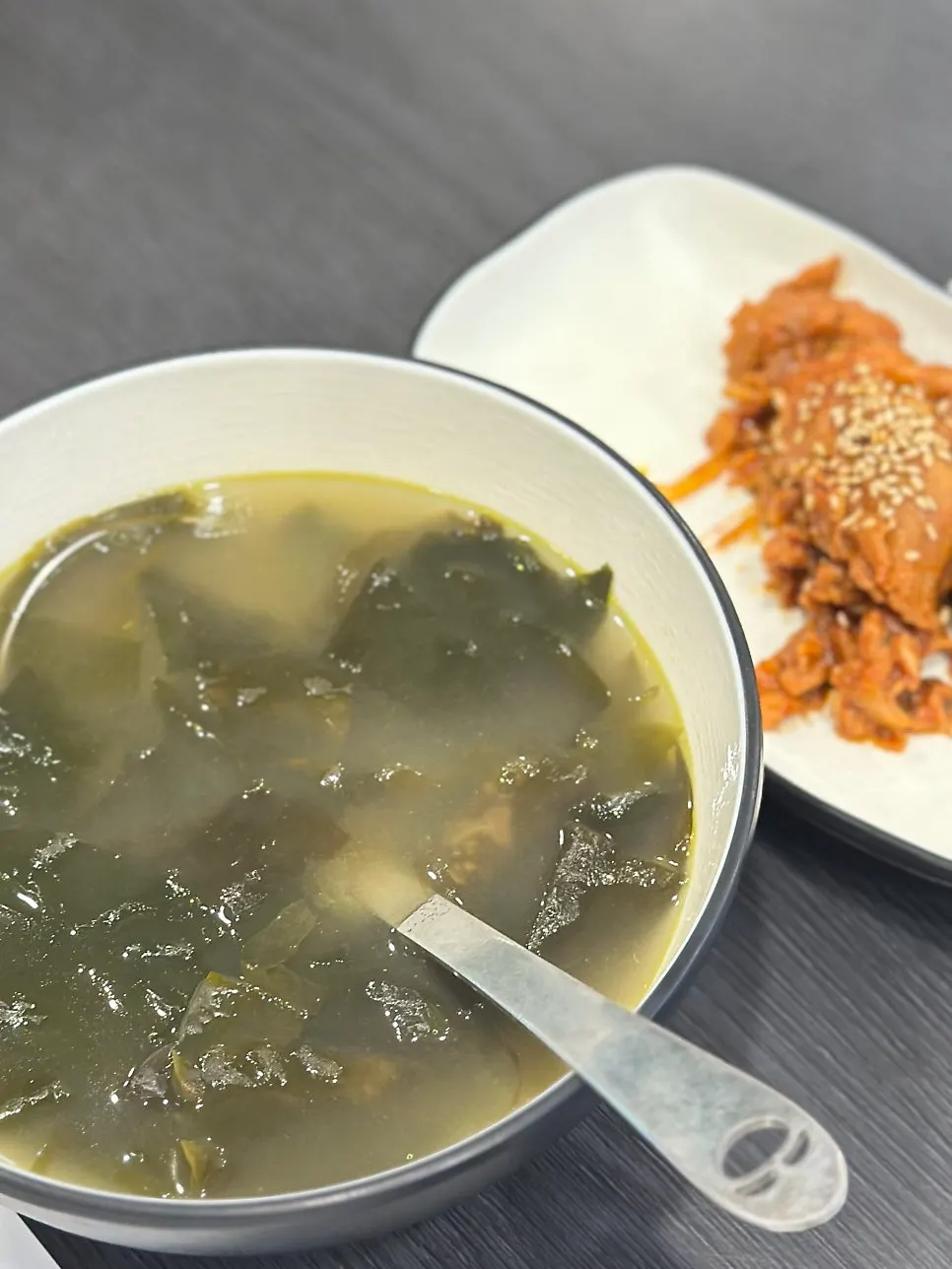 Stone-pot rice and Korean side dishes