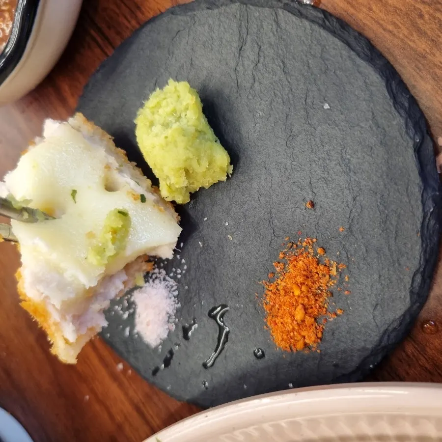 Neatly presented meal at Myeonsikdang