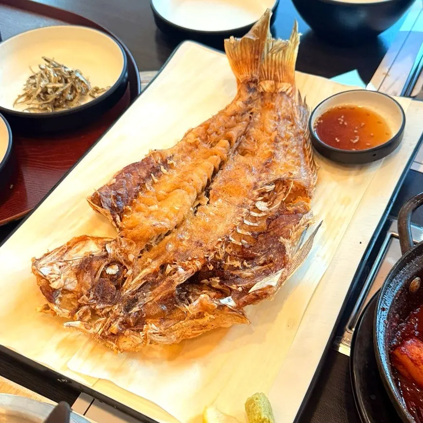 Jeju Badang fish dish menu