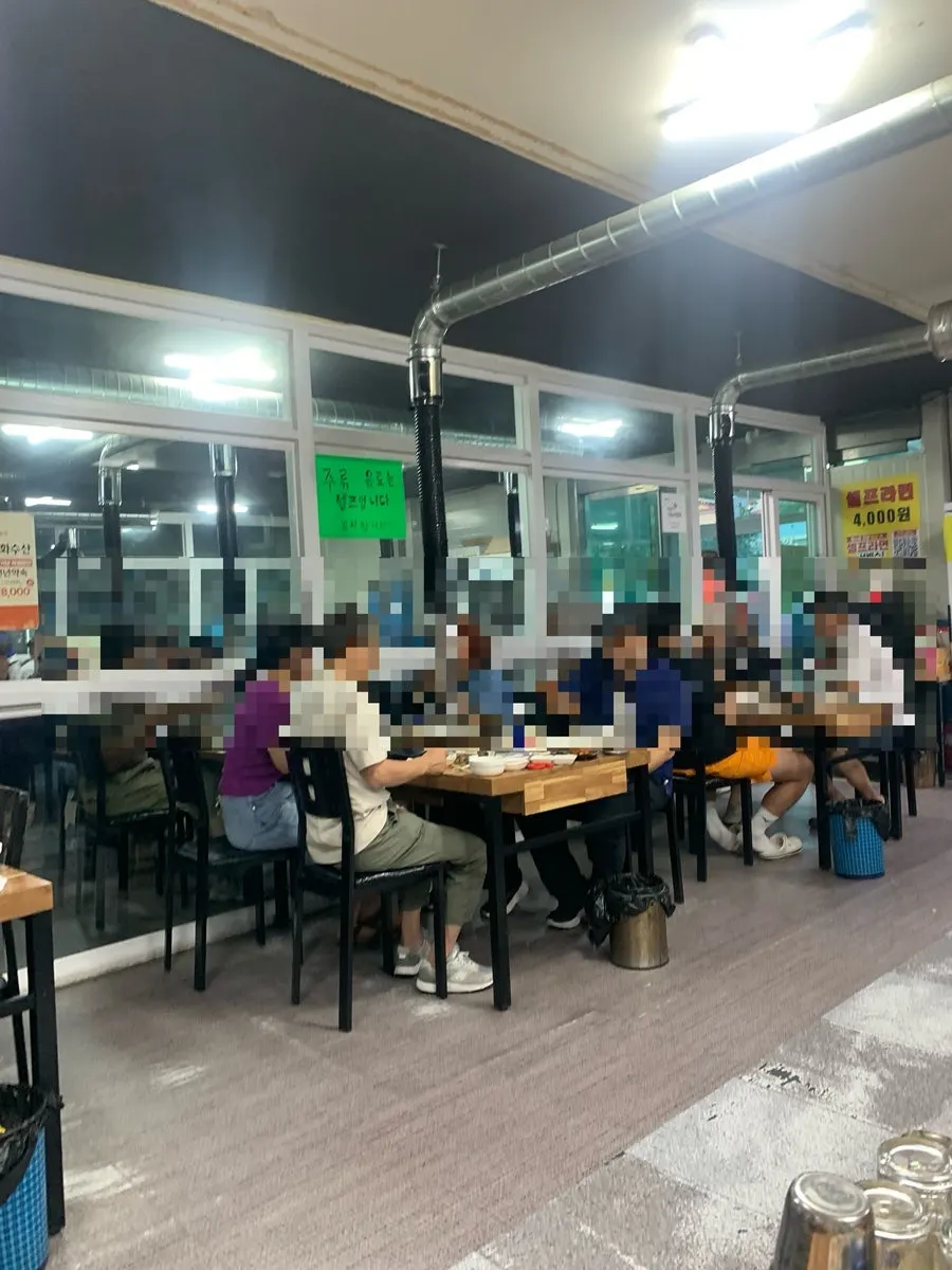 삼화수산 입구 쪽 모습