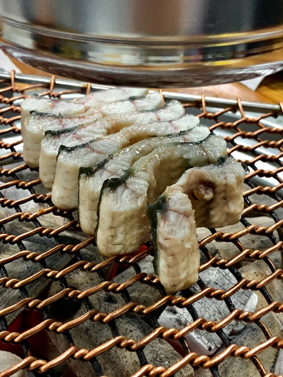 선운복분자 술병과 잔