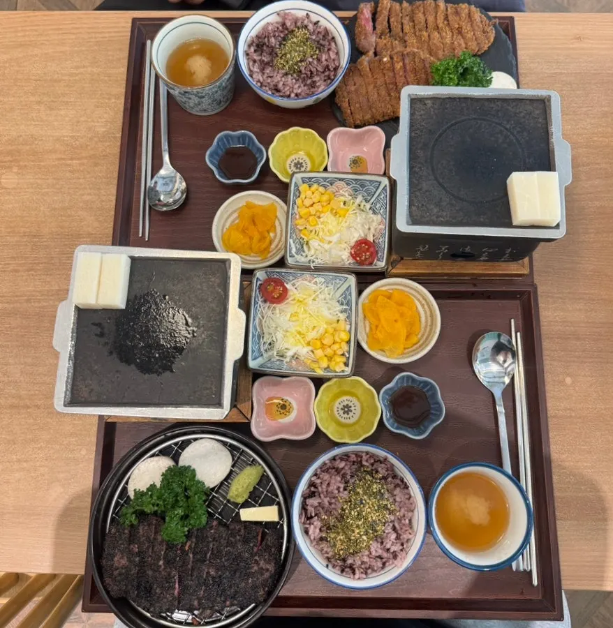 Satu set hidangan pesanan gyukatsu