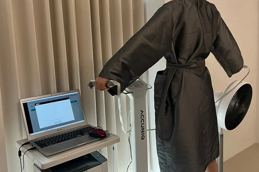 InBody scan used to explain body type