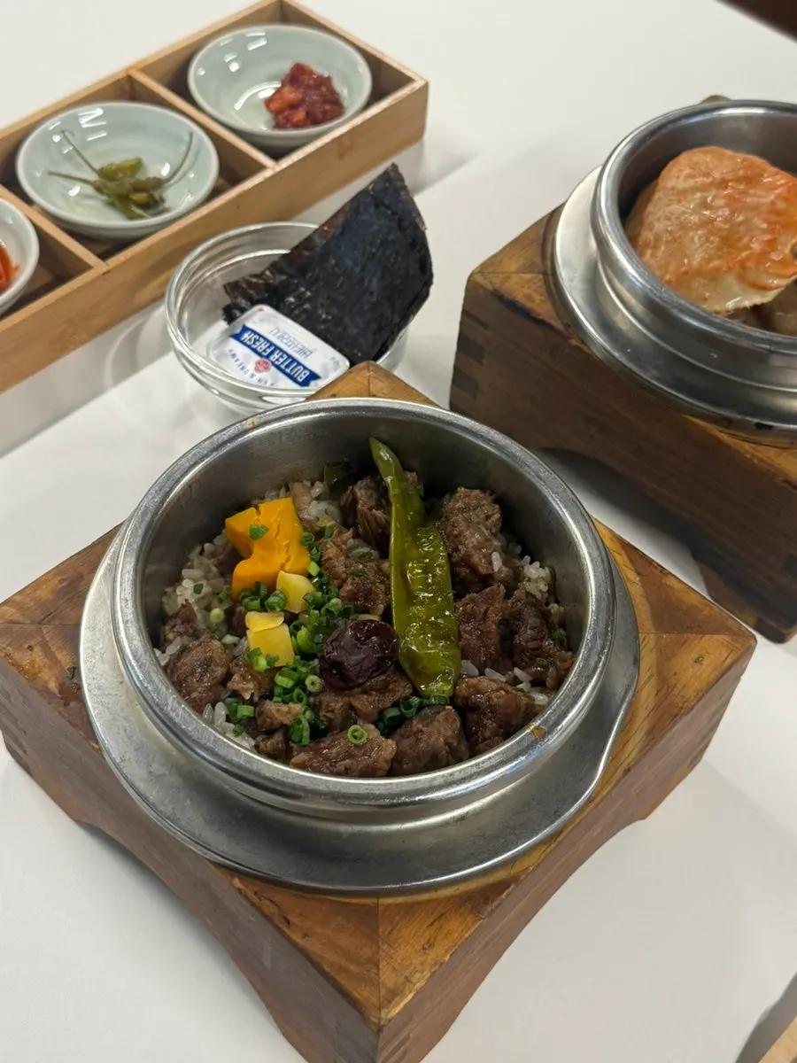 Crab pot-rice set