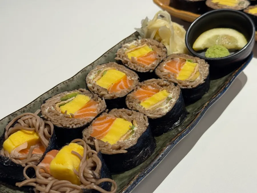 와사비마요를 곁들인 메밀김밥