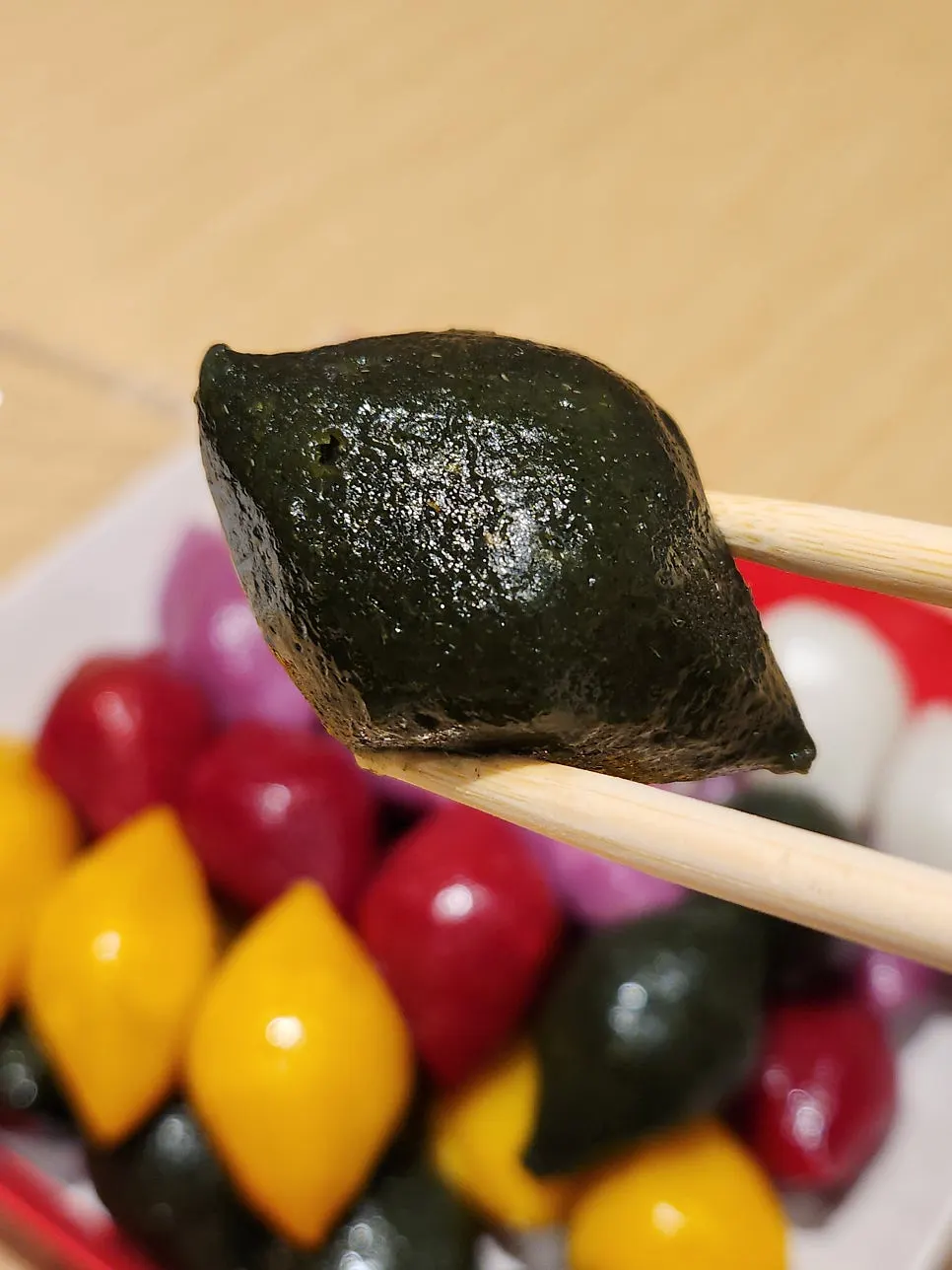 五色が詰まった五色ソンピョンの箱