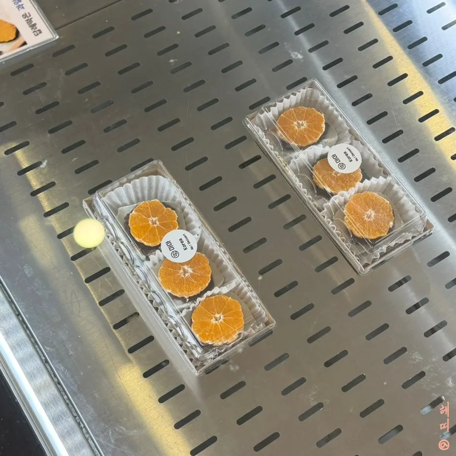 떡마마 과일찹쌀떡 판매 모습