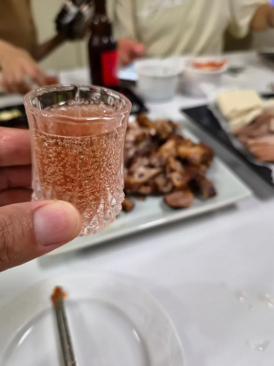 족발 쌈과 함께한 집 반주