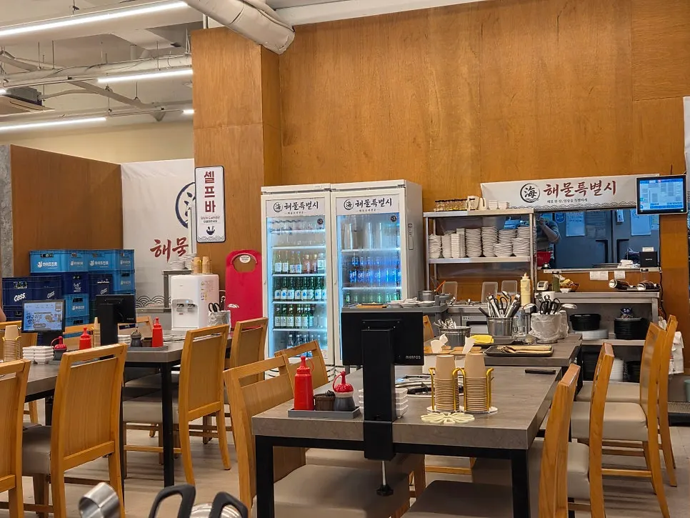 Restaurant with generously spaced tables