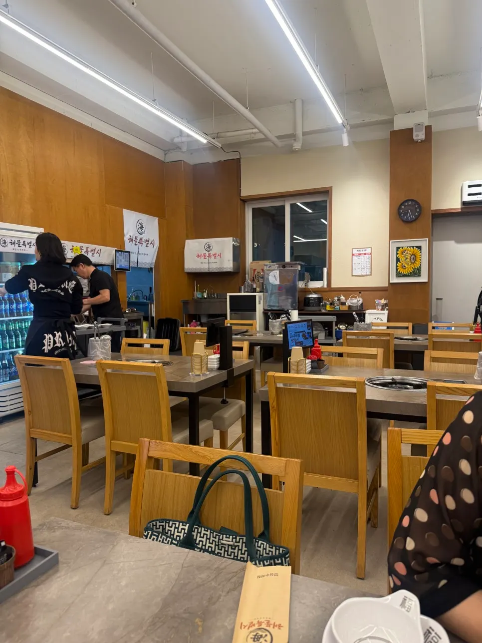 Clean, well-kept restaurant interior
