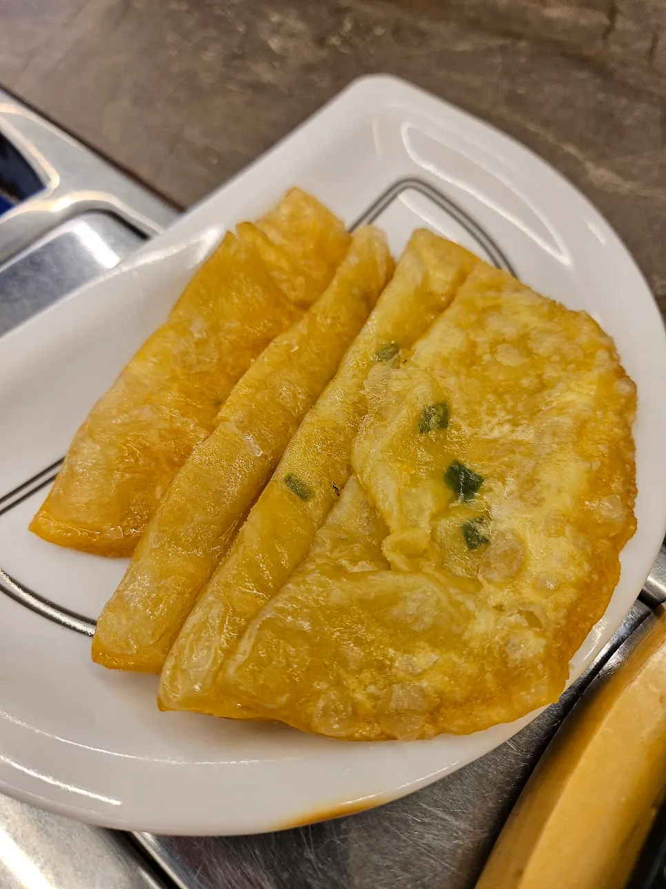 Hot-plate corn cheese included in the set