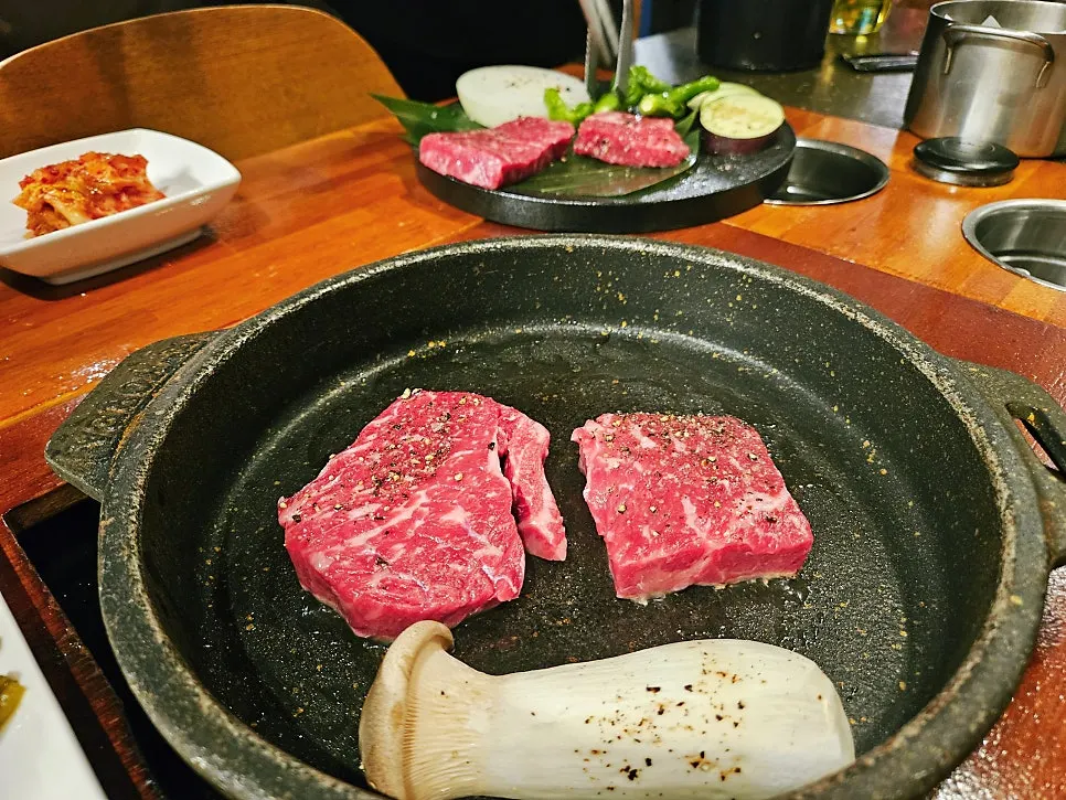 Anniversary Korean beef meal at Suksung Myeongjak Cheongna